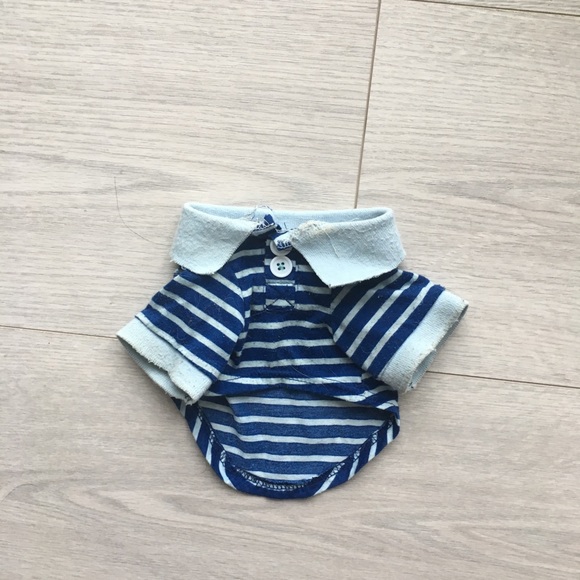striped button up puppy shirt - Picture 1 of 2